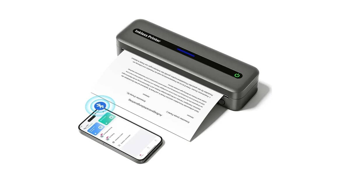 Melhor Impressora Portátil A4: 5 Opções Sem Tinta