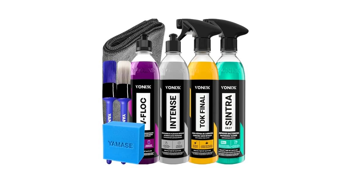 Melhor Kit de Limpeza Automotiva: 10 Opções Premium