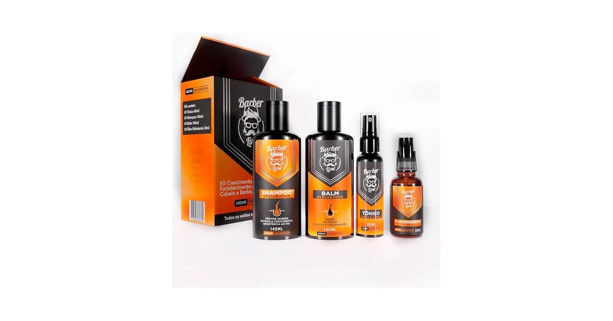 Melhor Kit para Crescer Barba: Acelere o Crescimento Natural!