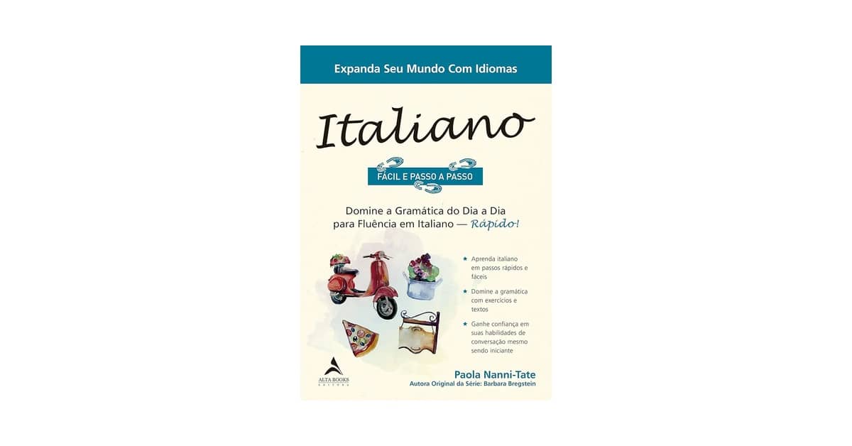 Melhor Livro de Gramática Italiana: Domine o Italiano!