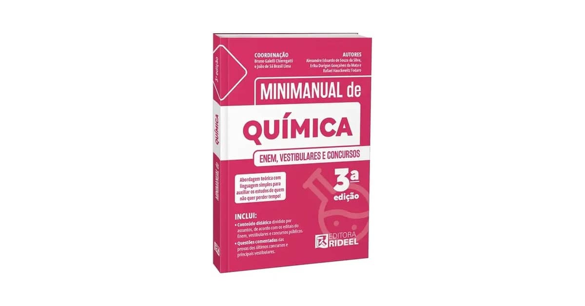 Melhor Livro de Quimica para Estudar para Vestibular: Guia Definitivo!