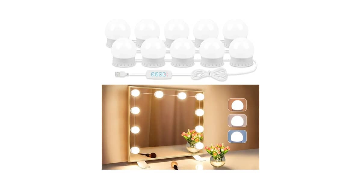 Melhor Luz para Penteadeira: 7 Modelos com Brilho Ajustável