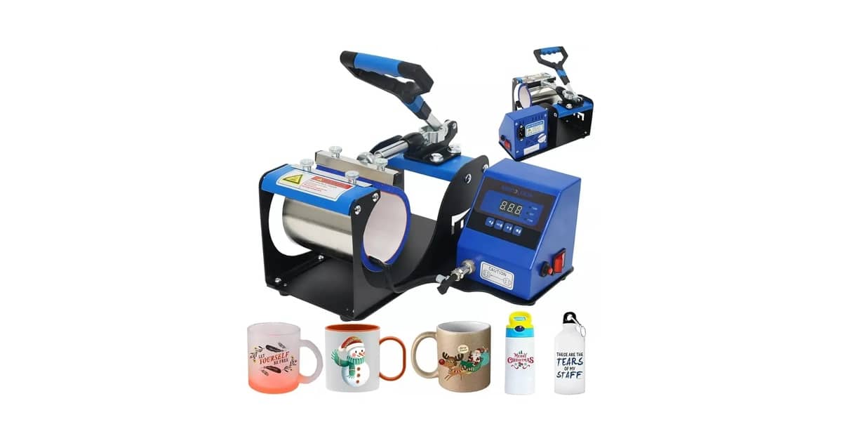 Melhor Máquina de Estampar Canecas: 10 Modelos Top