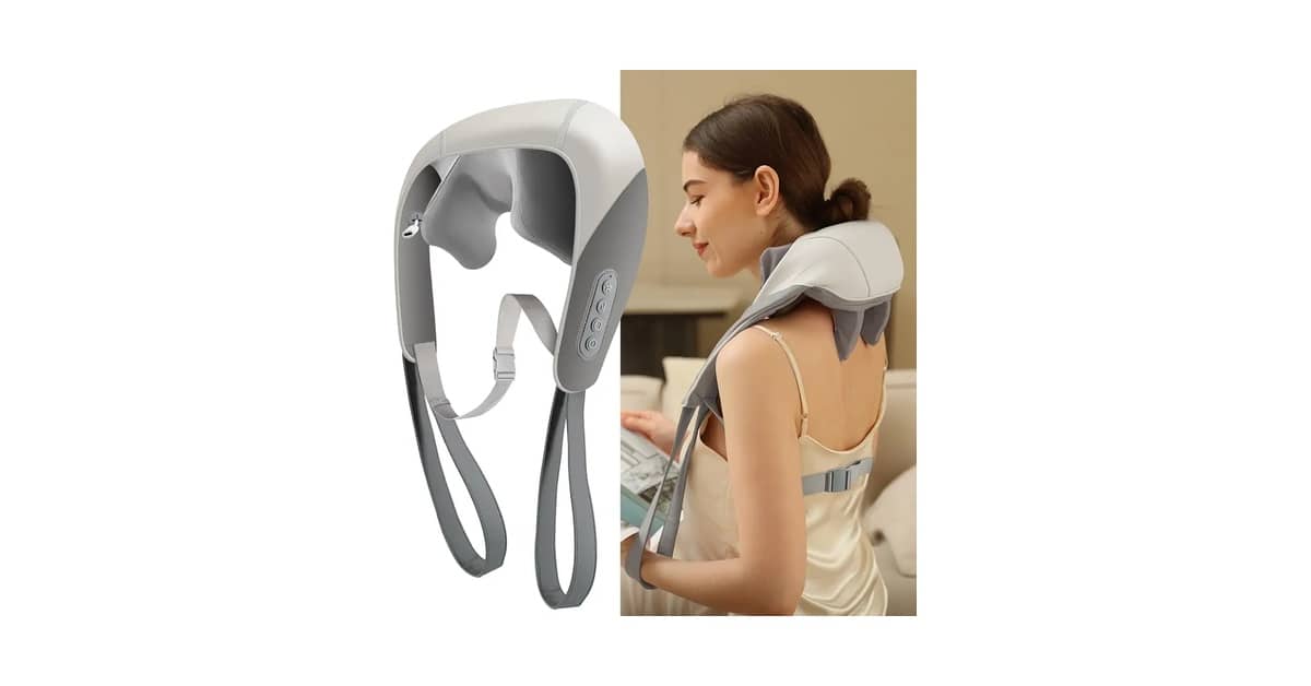Melhor Massageador de Pescoço: Alívio Profundo e Portátil