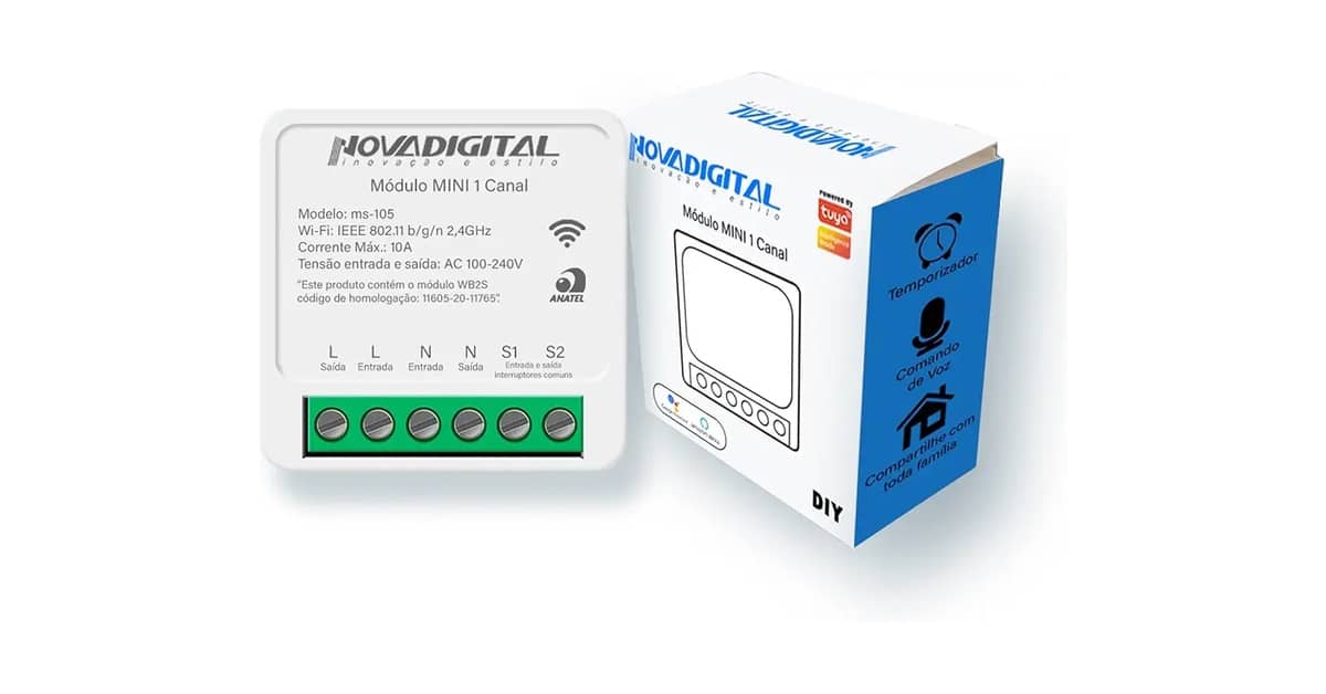 Melhor Mini Interruptor Inteligente: 5 Opções Wi-Fi e Compatíveis