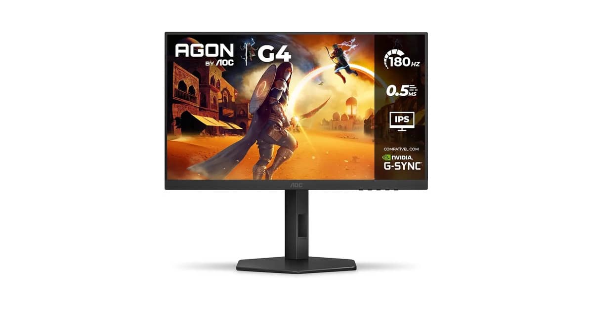 Melhor Monitor Gamer do Mundo: 180Hz e 0.5ms Para Sua Vitória!