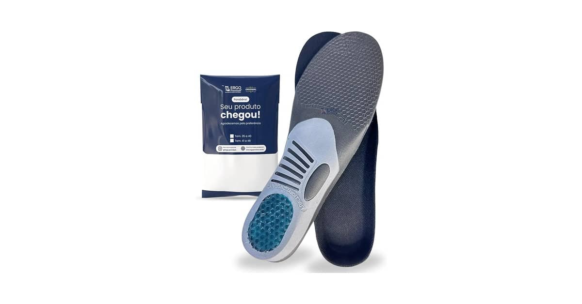 Melhor Palmilha para Fascite Plantar: 10 Modelos Top
