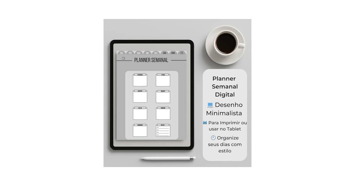 Melhor Planner para Tablet: Guia Essencial para Sua Organização