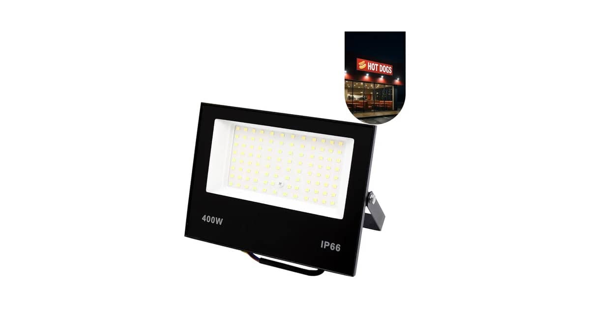 Melhor Refletor Led 400W: Potência e Durabilidade Para Sua Iluminação