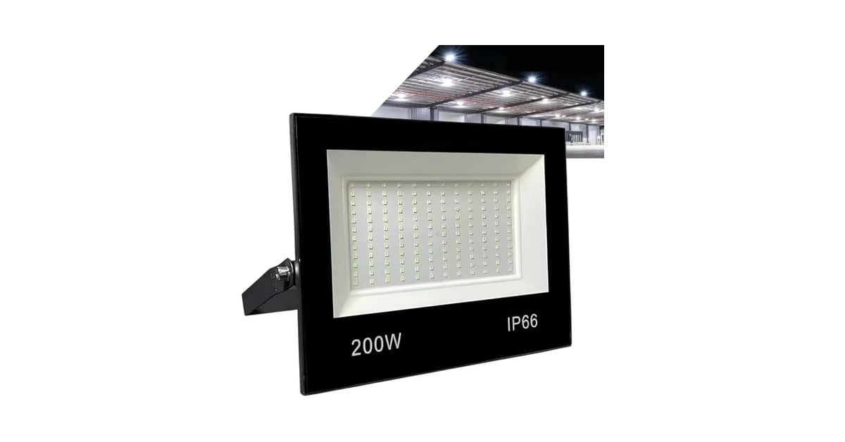 Melhor Refletor Led para Area Externa: Potência e Economia