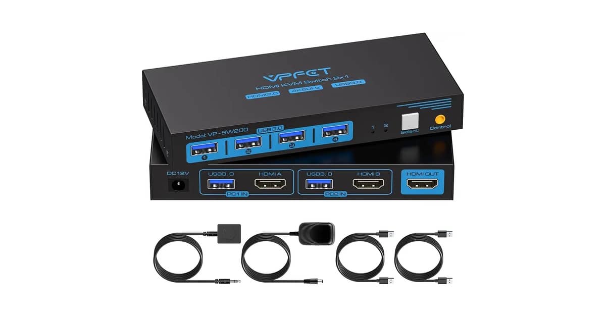 Melhor Switch KVM para Usar Dois PCs com um Monitor: 10 Opções de Alta Performance