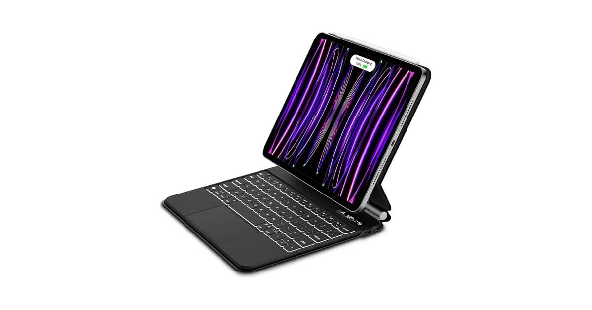 Melhor Teclado iPad Air: Trackpad e Retroiluminação