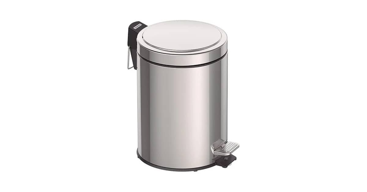 Melhor Tipo de Lixeira para Banheiro: 7 Modelos com Pedal e Inox