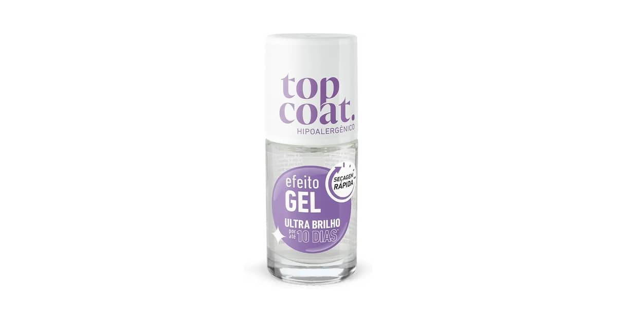 Melhor Top Coat Efeito Gel: Brilho e Durabilidade Perfeitos!