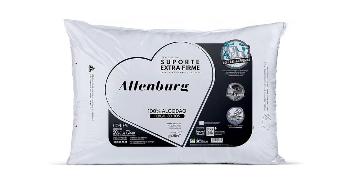 Melhor Travesseiro Altenburg: Conforto e Suporte Premium