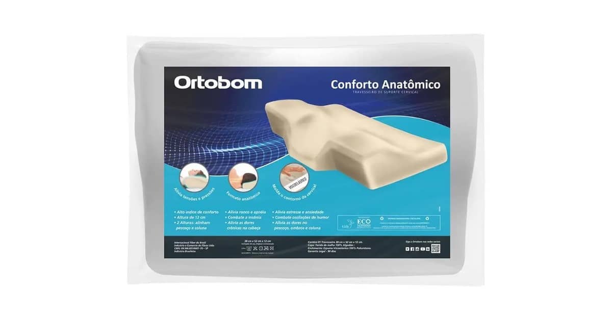 Melhor Travesseiro para Dormir Ortobom: Conforto Cervical e Antialérgico