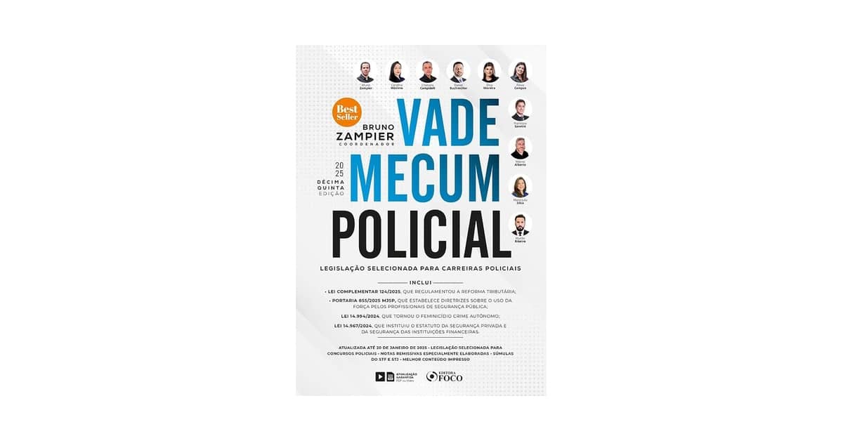 Melhor Vade Mecum para Carreiras Policiais: Essencial para Aprovação