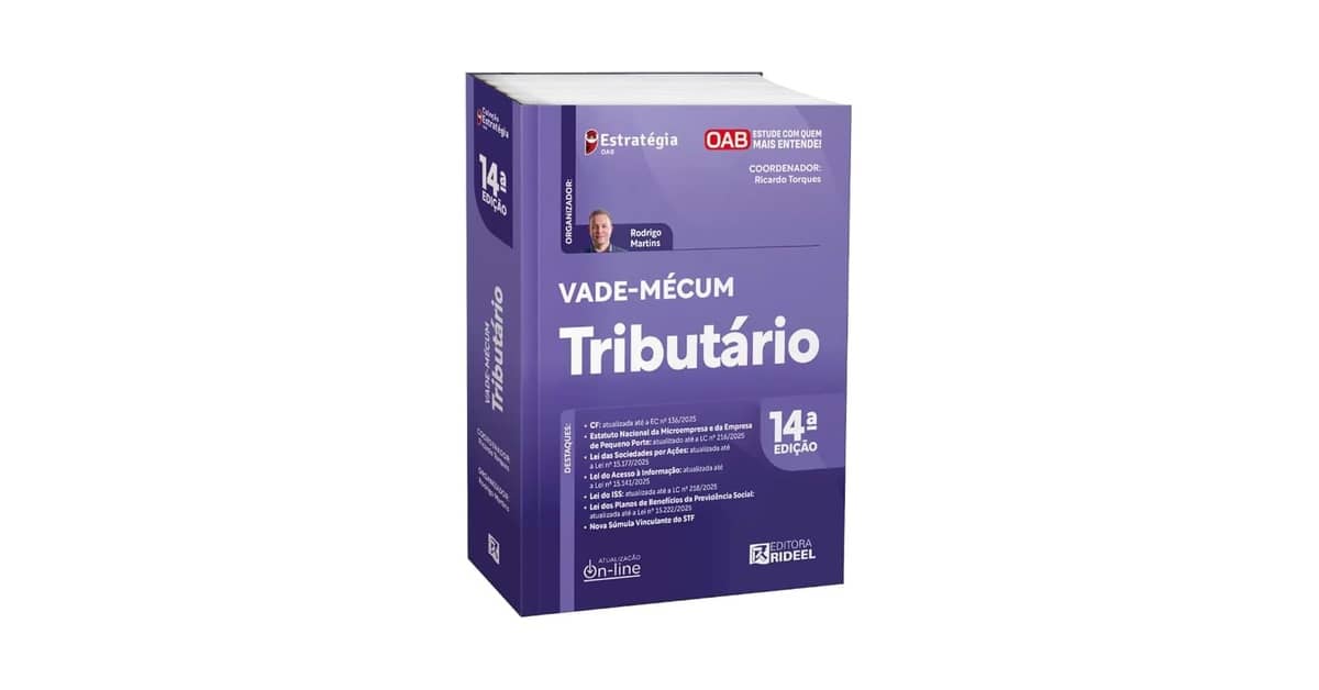 Melhor Vade Mecum Tributário para OAB: Guia Essencial