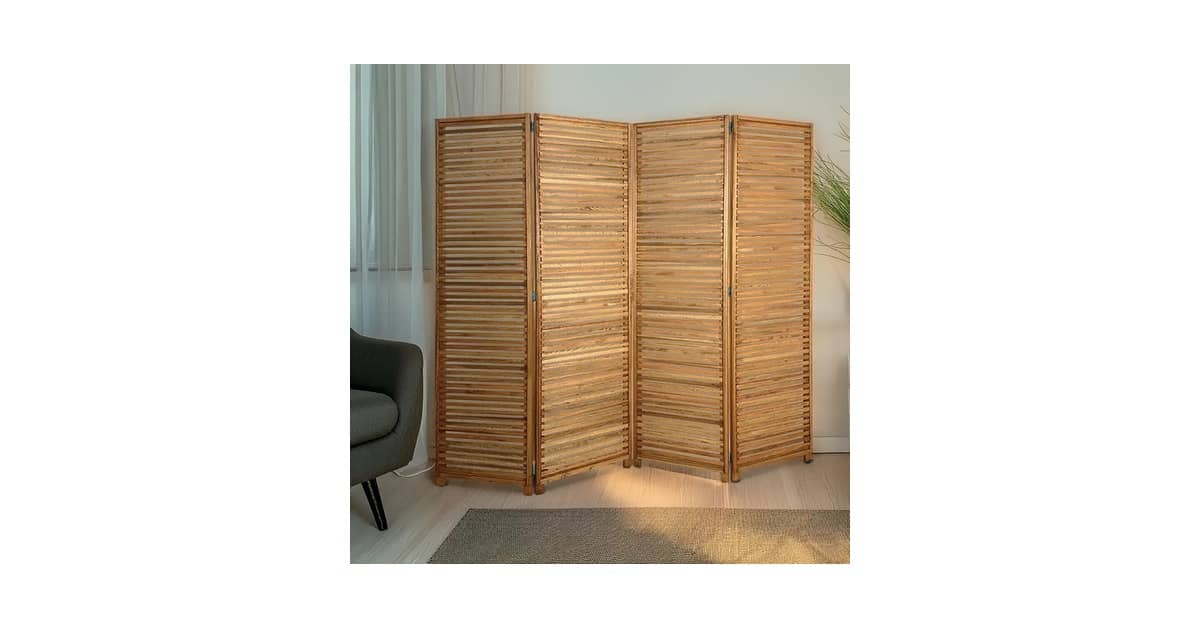 Melhores Biombos Para Criar Um Home Office Na Sala: A Opção Ideal em Madeira