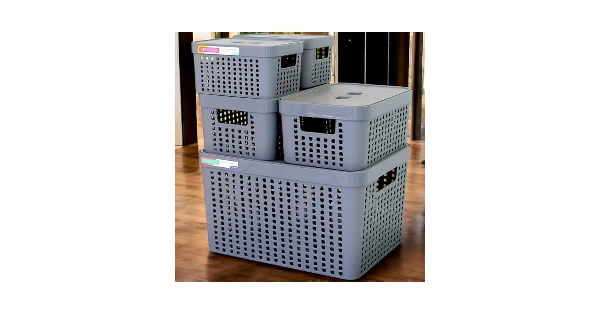 Melhores Caixas Organizadoras com Tampa para Armários: Top 10 Versáteis