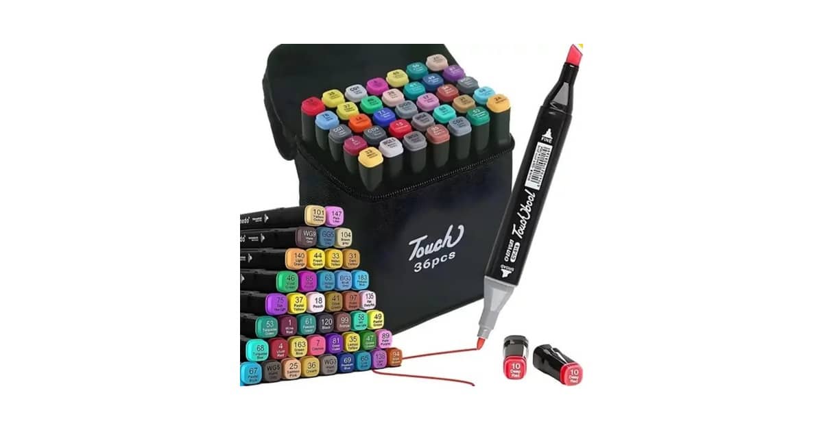 Melhores Canetas Marcadoras: 10 Kits para Desenho