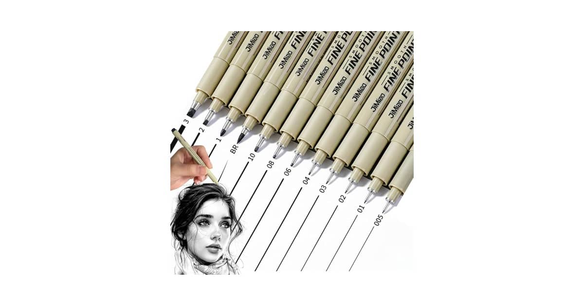 Melhores Canetas Nanquim: Qual a Ideal para Arte?