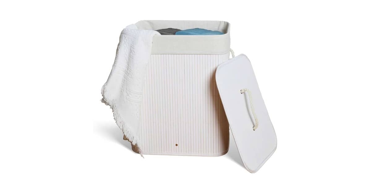 Melhores cestos de roupa de tecido com alças: Top 8