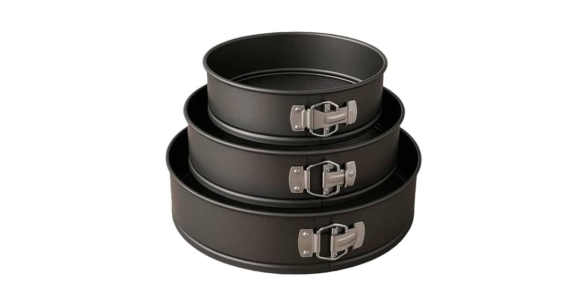 Melhores Formas de Bolo com Fundo Removível: 10 Opções