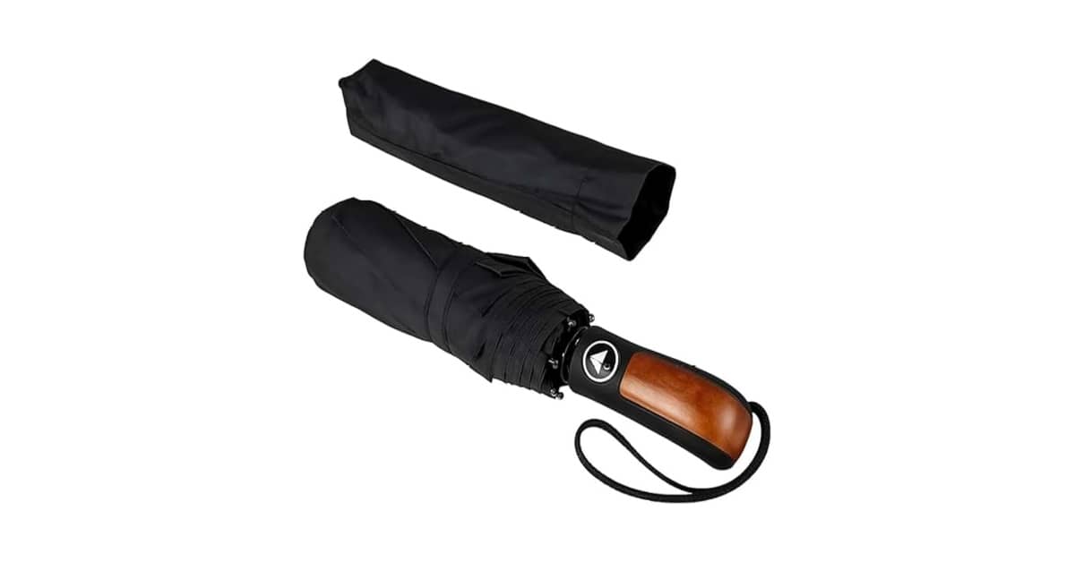 Melhores guarda chuvas compactos que cabem na bolsa: Top 10 Resistentes