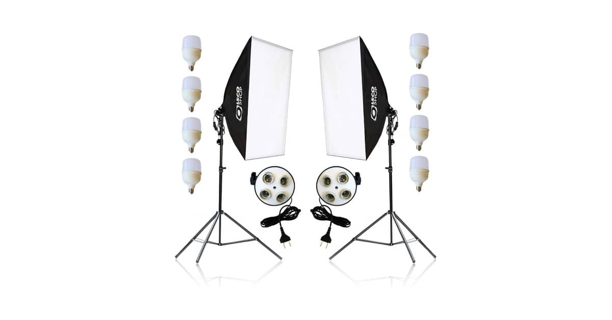 Melhores Kits de Iluminação de Estúdio para Iniciantes: Qual Escolher?