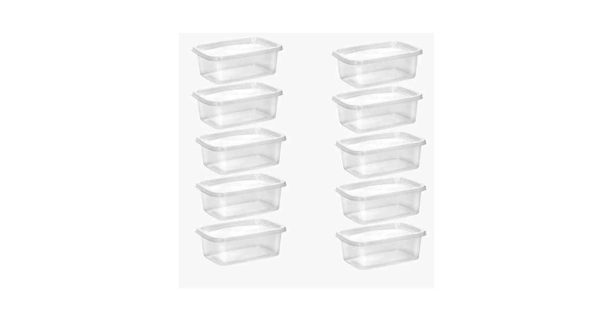 Melhores kits de potes para meal prep: Vidro ou Plástico?