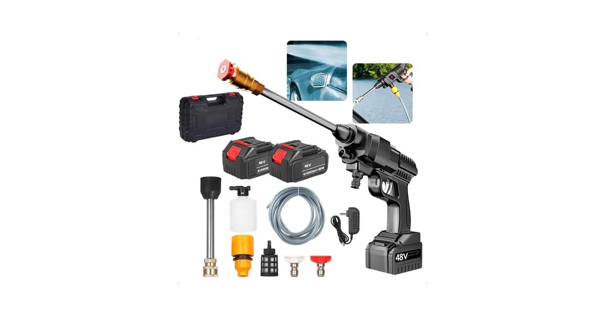 Melhores Lavadoras de Alta Pressão a Bateria: Top 10 Modelos