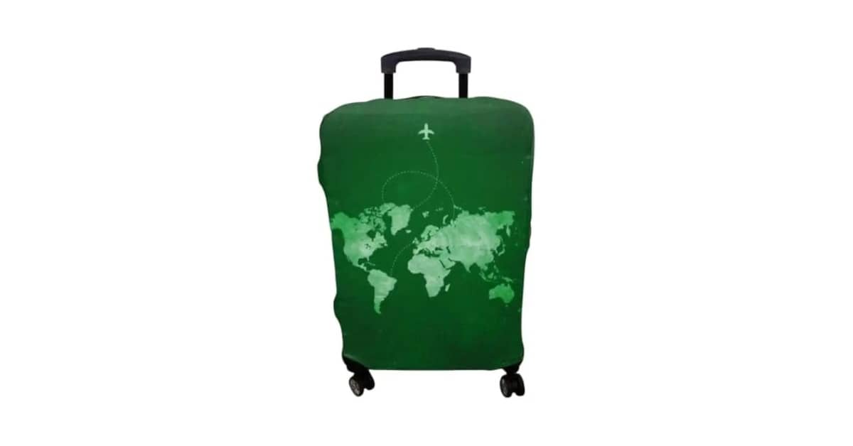 Melhores malas de viagem com estampa de mapa mundi: Estilo Retrô Único