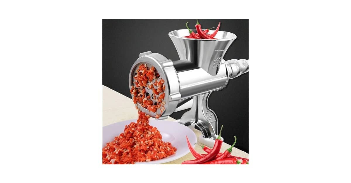 Melhores Máquinas de Moer Carne Manuais: Qual a Ideal?