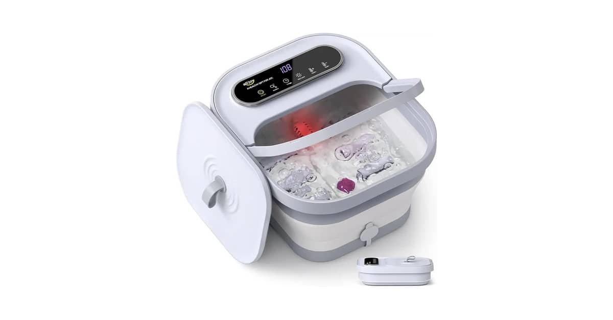 Melhores Massageadores de Pés com Aquecimento e Bolhas: Guia de Spa