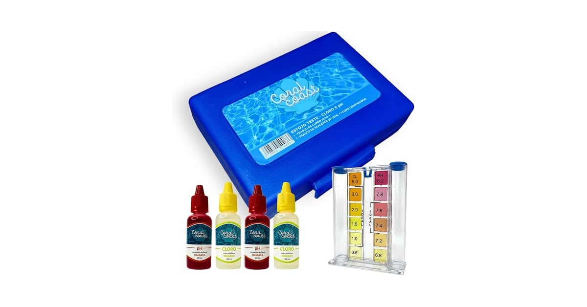 Melhores medidores de ph e cloro para piscina: Digital ou Gotas?