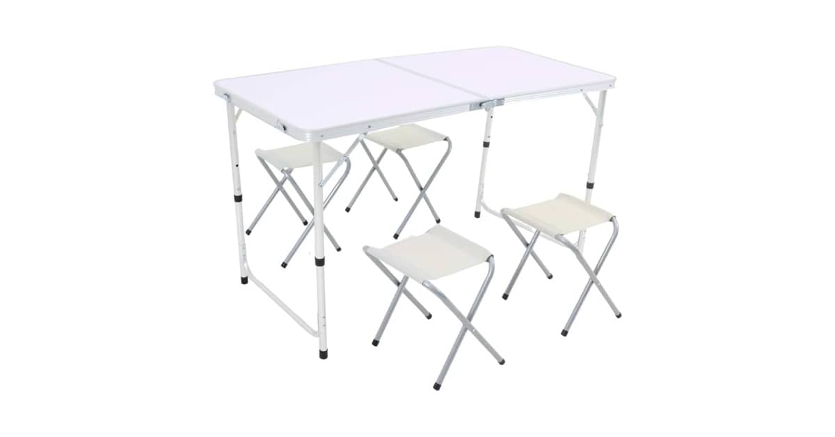 Melhores mesas de camping dobráveis com bancos: Qual a Ideal?