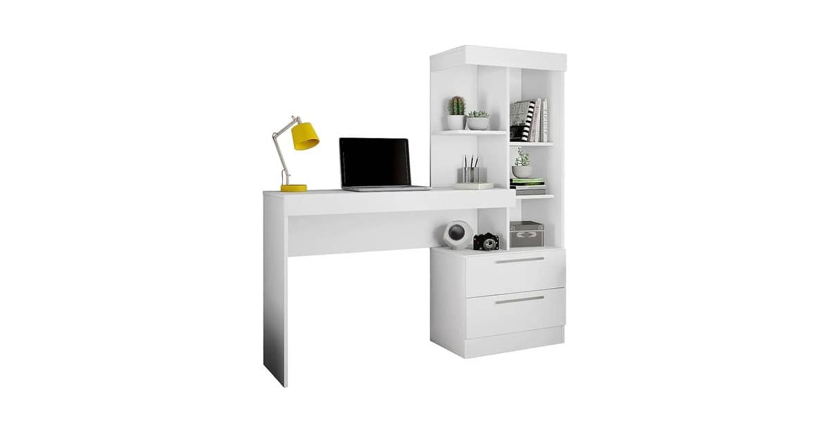 Melhores Mesas de Computador com Estante e Nichos: Qual a Melhor?