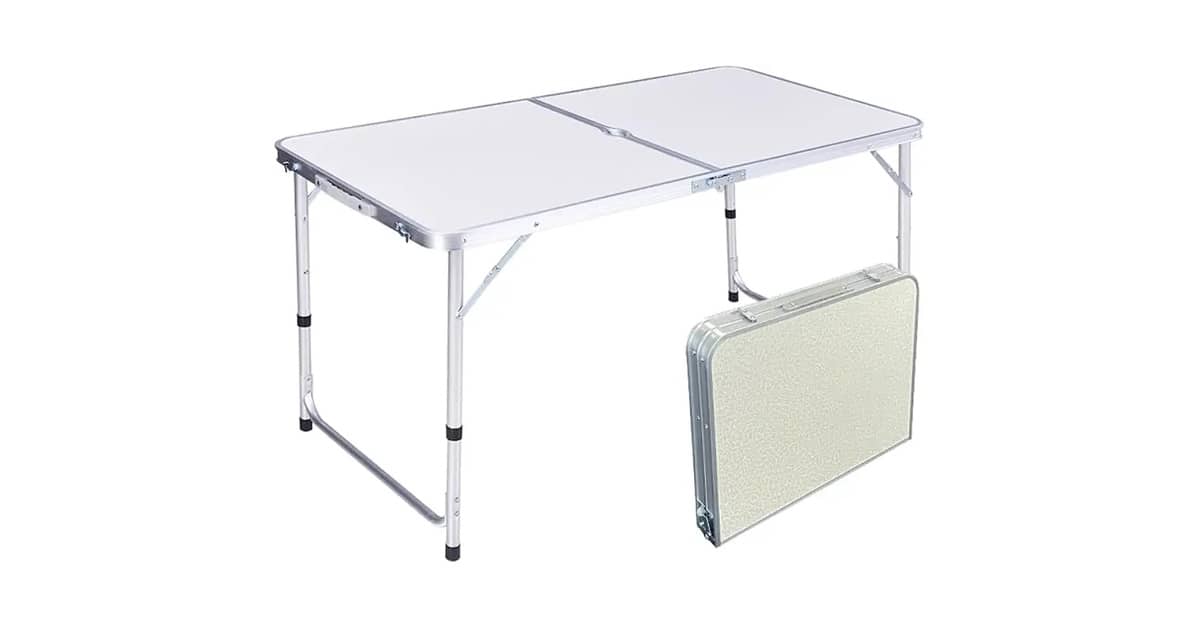 Melhores Mesas Dobráveis: 10 Opções Resistentes