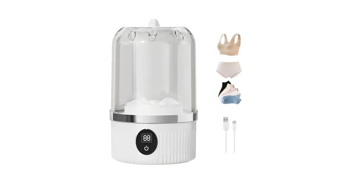 Melhores Mini Lavadoras de Roupas Para Viagem: 10 Opções Práticas