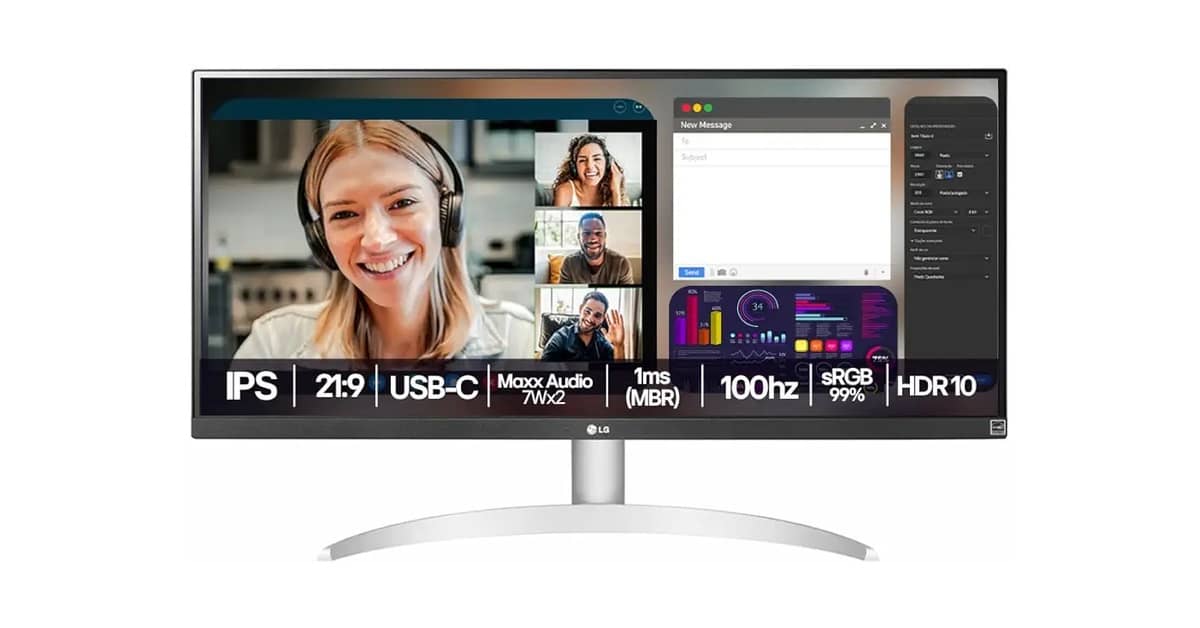 Melhores monitores ultrawide para trabalhar com múltiplas janelas: Top 10 Modelos