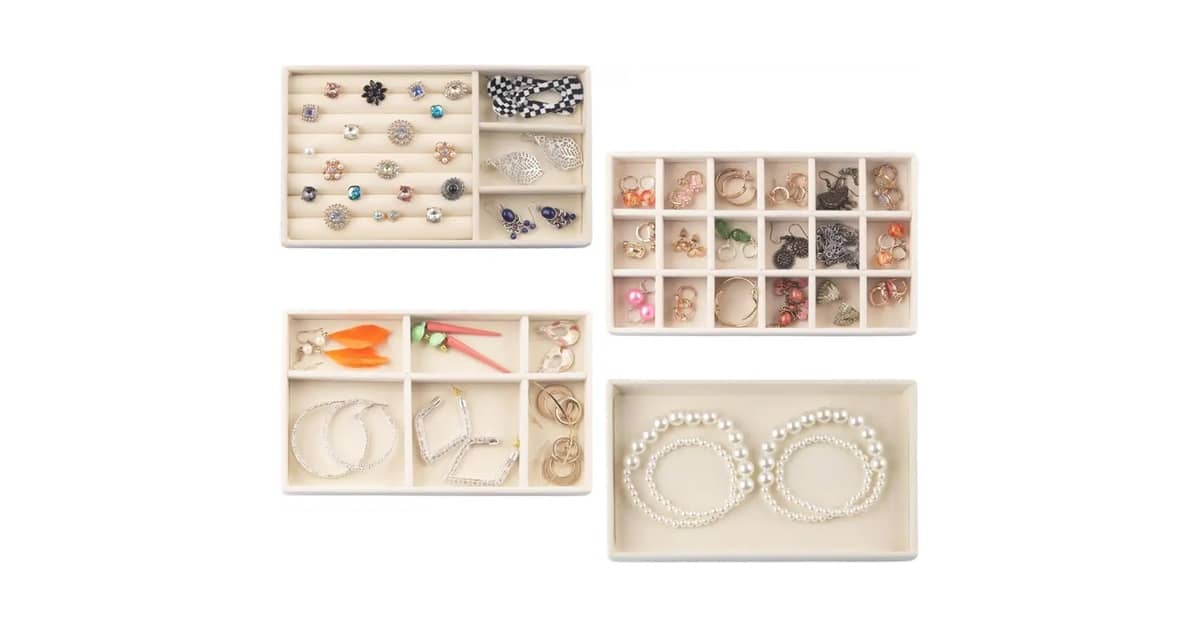 Melhores organizadores de joias para gaveta com Ótimo Custo-Benefício
