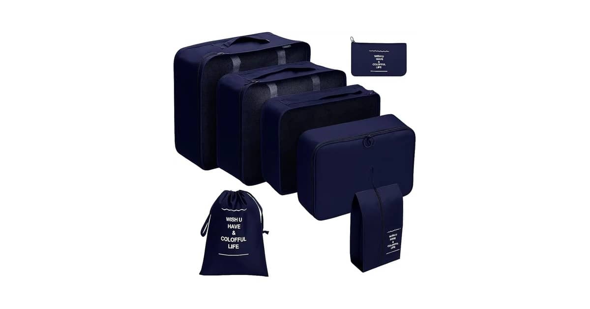 Melhores organizadores de mala: Guia de Espaço