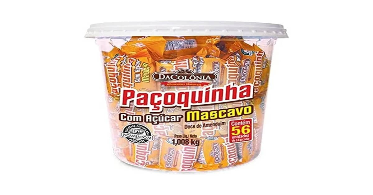 Melhores Paçocas: Rolha, Quadrada ou Zero?