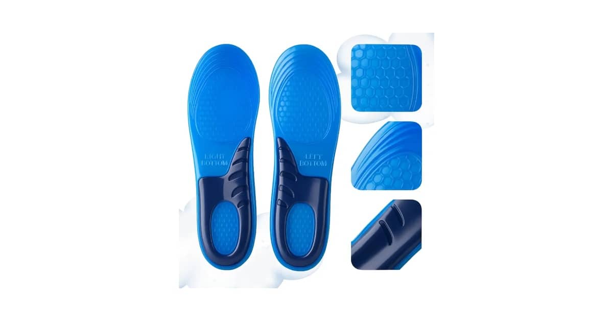Melhores palmilhas de silicone para absorção de impacto: 7 Opções para Alívio