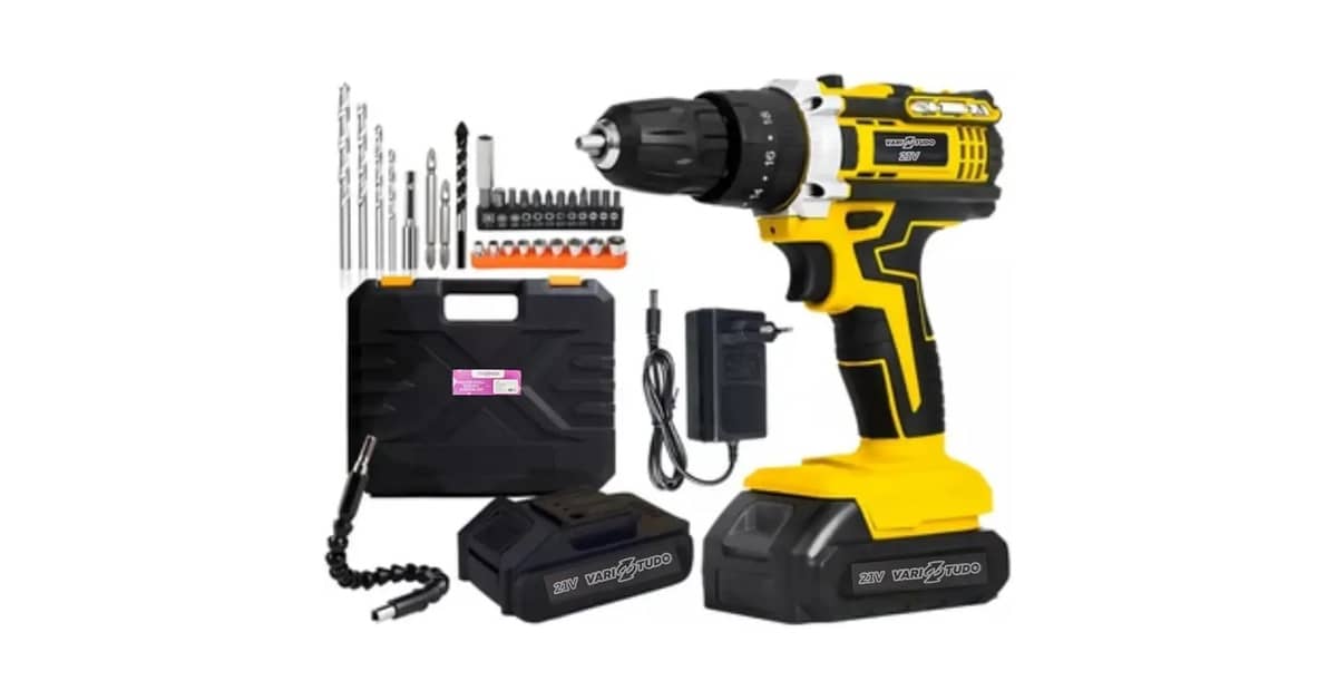 Melhores parafusadeiras de impacto com duas baterias: Guia de Autonomia