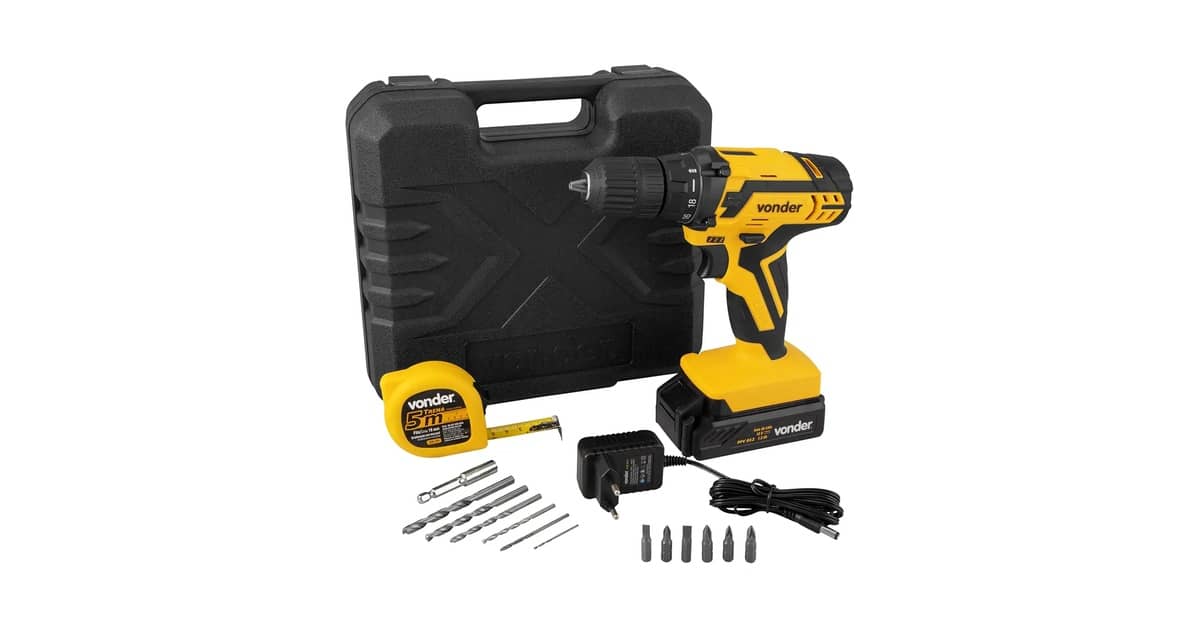 Melhores Parafusadeiras Vonder: 10 Opções Robustas