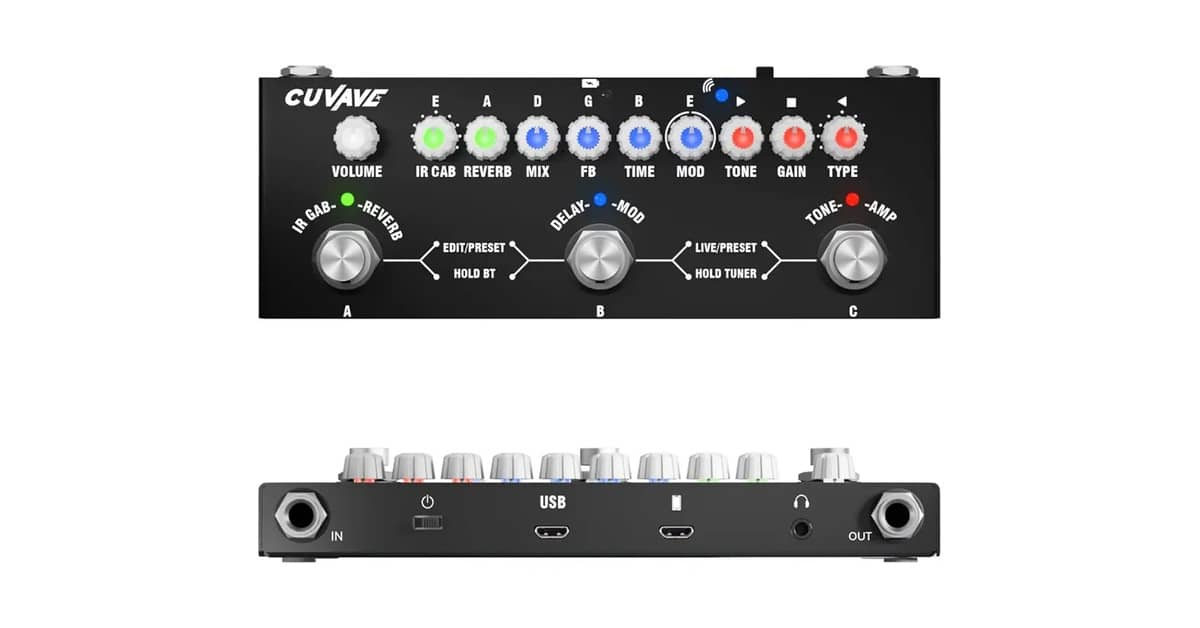 Melhores Pedaleiras para Guitarra: Top 8 Portáteis