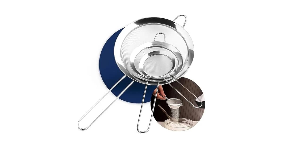 Melhores Peneiras: Opções de Inox e Kits Duráveis