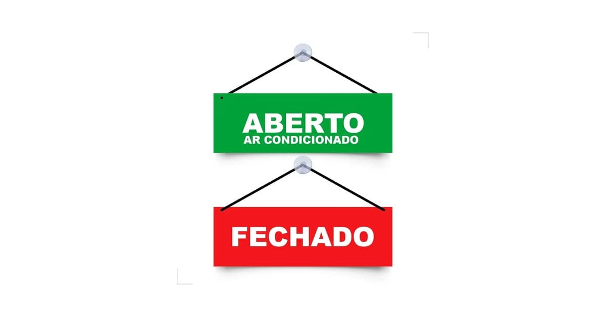 Melhores placas de "aberto/fechado": Qual a Melhor?